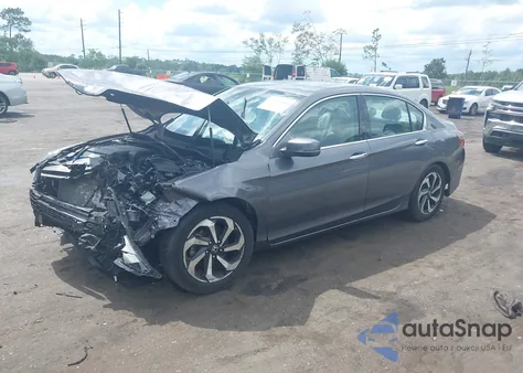 2017 Honda Accord Ex-L V6 from USA, damaged, VIN 1HGCR3F04HA009870